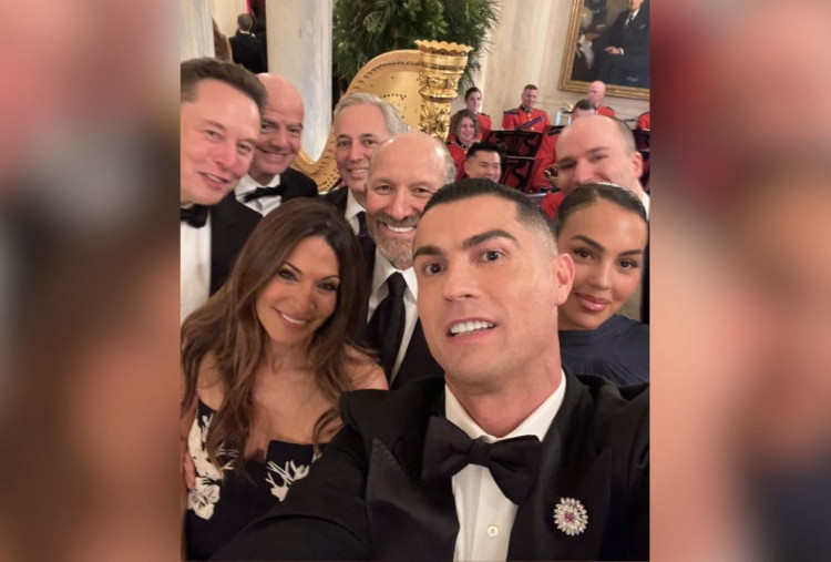 Cristiano Ronaldo Hadiri Jamuan Gedung Putih Bareng Putra Mahkota Saudi dan Trump