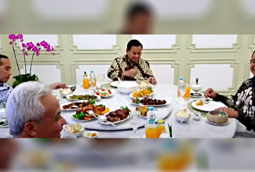 Ganjar Hadiri Undangan Makan Siang Presiden Jokowi, Satu Meja dengan Anies dan Prabowo di Istana Negara