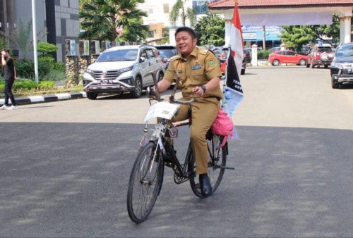 Ikuti FORNAS, Onthelis Laskar Jenggolo Naik Sepeda dari Jawa Timur ke Palembang