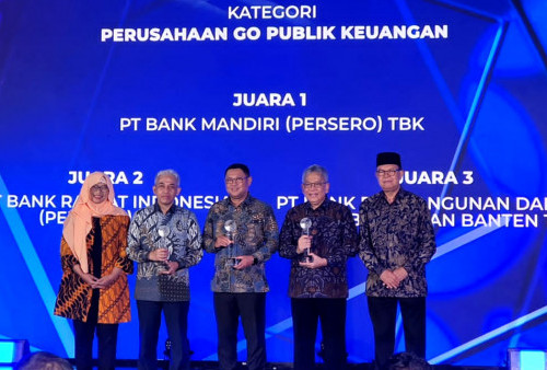 Konsisten Jaga Transparansi, Bank Mandiri Raih Juara 1 Perusahaan Go Publik Keuangan Annual Report Award (ARA) 2022