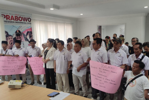 Relawan Propas Deklarasi Dukung Prabowo - Gibran jadi Capres dan Cawapres 2024