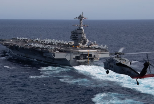 Alamak! Amerika Kirim Kapal Induk Terkuatnya, USS Gerald R. Ford ke Mediterania Saat Pertempuran Israel - Hamas Berlangsung 