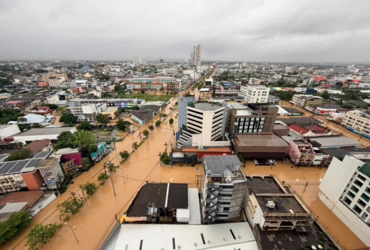 Banjir Parah Thailand Selatan Paksa Evakuasi Massal di Songkhla