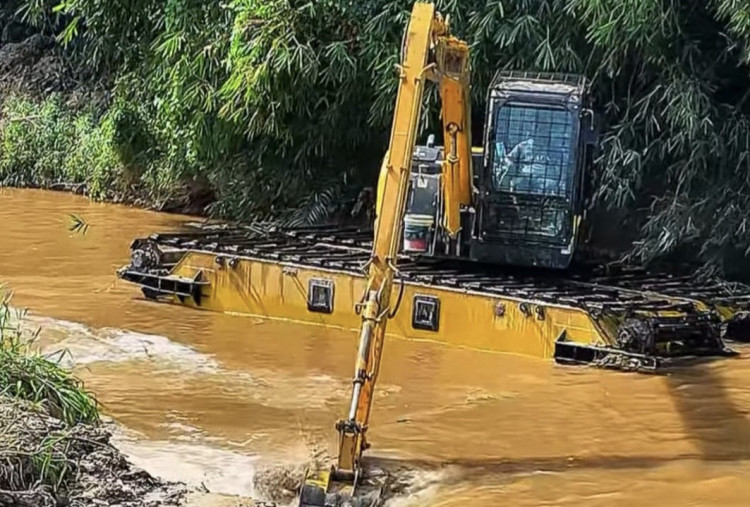 Atasi Banjir, Pemko Pekanbaru Masifkan Normalisasi Sungai Sail
