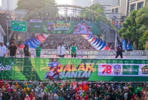 Jalan Sehat Meriahkan Hari Santri 2023 di Surabaya, Gus Yahya: Mari Berjihad untuk Kejayaan Negeri