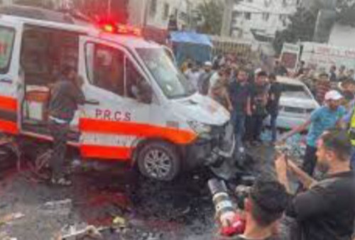 Iring-iringan Ambulans Dihantam Rudal Israel Dekat RS Al-Shifa, Sekretaris Jenderal PBB dan WHO Kutuk Keras Israel