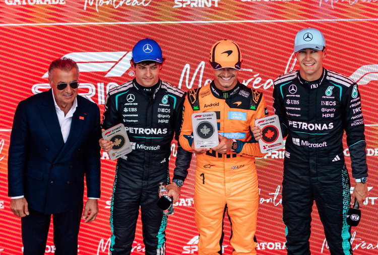 Russell Menang Sprint Race GP Kanada 2026, Toto Wolff Semprot Kimi Antonelli via Radio!