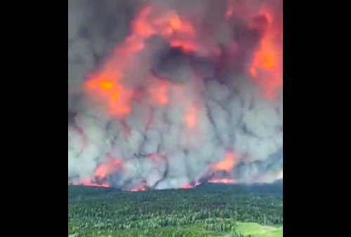 Kebakaran Hutan Kanada Hanguskan Puluhan Ribu Hektar, Kepulan Asap Sampai ke New York