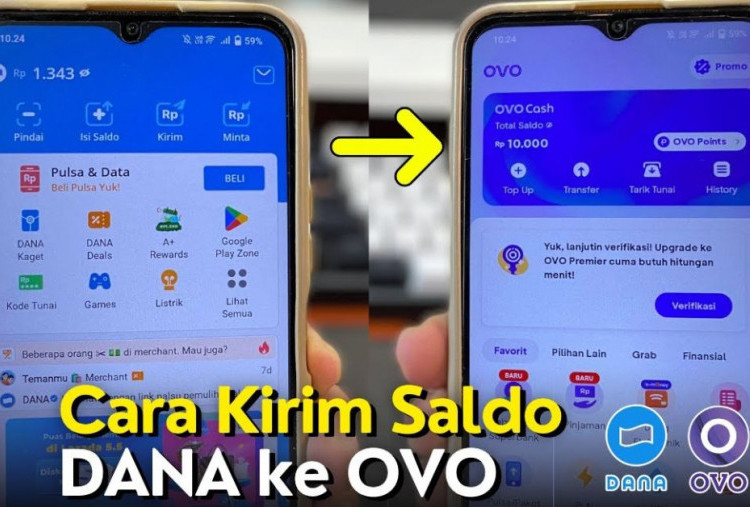 Ini Cara Transfer Saldo DANA ke OVO Terbaru 2025 dan Sebaliknya, Tanpa Lewat Rekening Bank!
