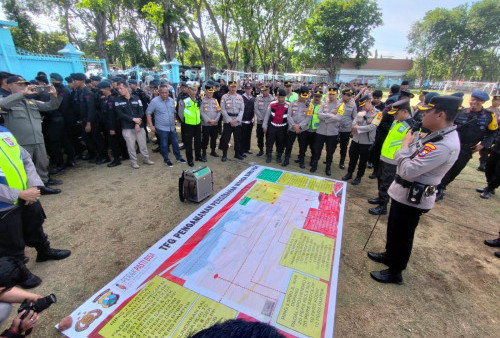 950 Personel Gabungan Amankan Perbatasan, Cegah Konvoi Pesilat Masuk Surabaya 