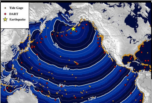 Gempabumi Picu Alarm Tsunami di Alaska, Tidak Berdampak Ke Wilayah Indonesia
