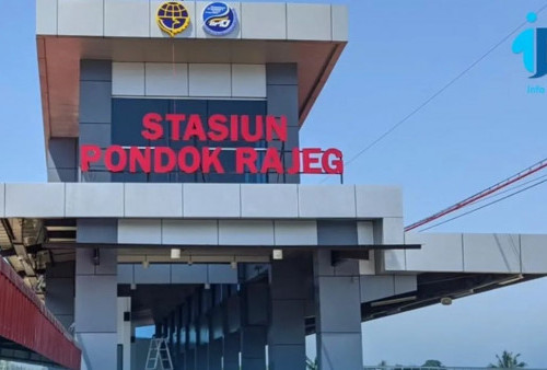 Stasiun Pondok Rajeg Diresmikan Menhub Budi Karya: Beberapa Tahun Lalu Tak Berfungsi