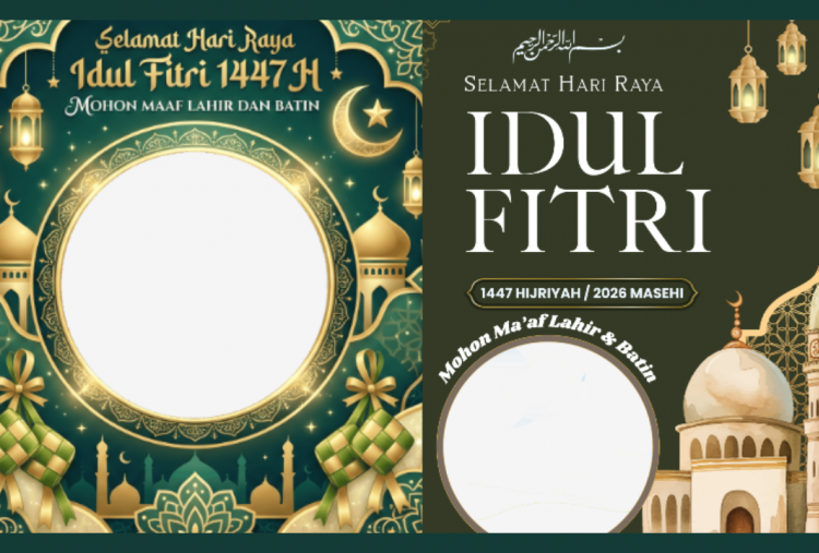 70 Twibbon Idul Fitri 2026 Gratis dan Siap Pakai Lengkap Ucapannya, Yuk Rayakan Silaturahmi Lewat Medsos Kamu!