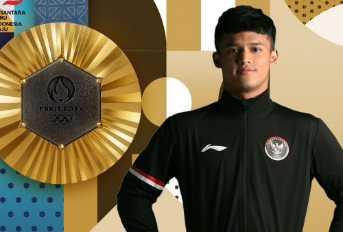 Riski Juniansyah Tambah Pundi Emas Kontingen Indonesia di Olimpiade Paris 2024, Sang Bunda Hadir Sampai Terharu