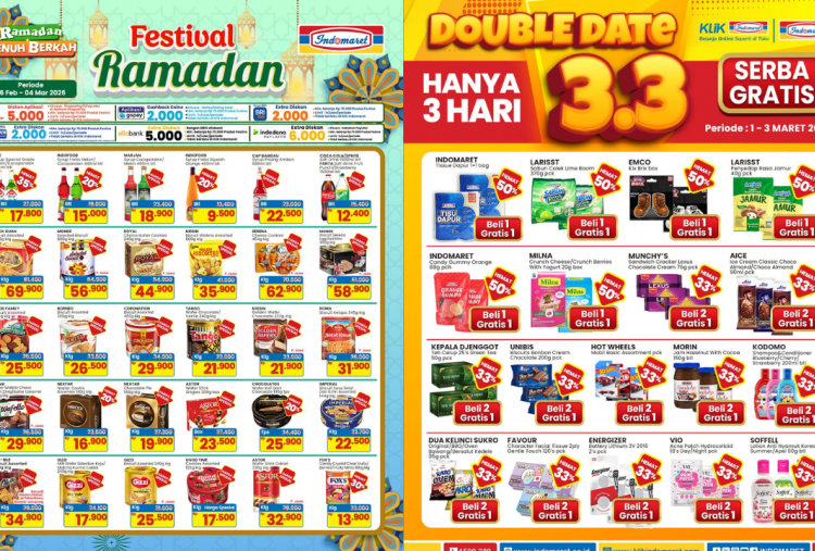 Promo Indomaret Terbaru Minggu ini 2-8 Maret 2025, Hampers Lebaran Biskuit Khong Guan-Monde Mulai Rp50 Ribuan