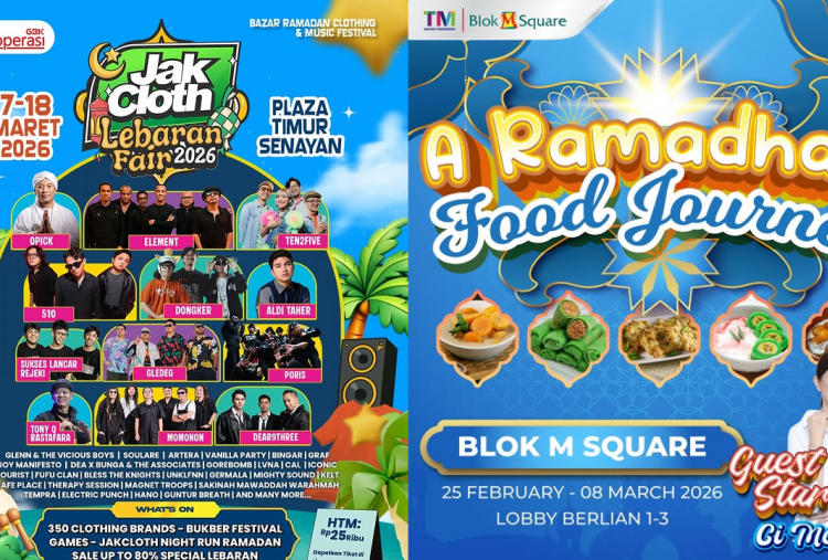 10 Event Jakarta Akhir Pekan Spesial Ramadhan 7-8 Maret 2026, Ada Jackloth hingga Festival Kuliner