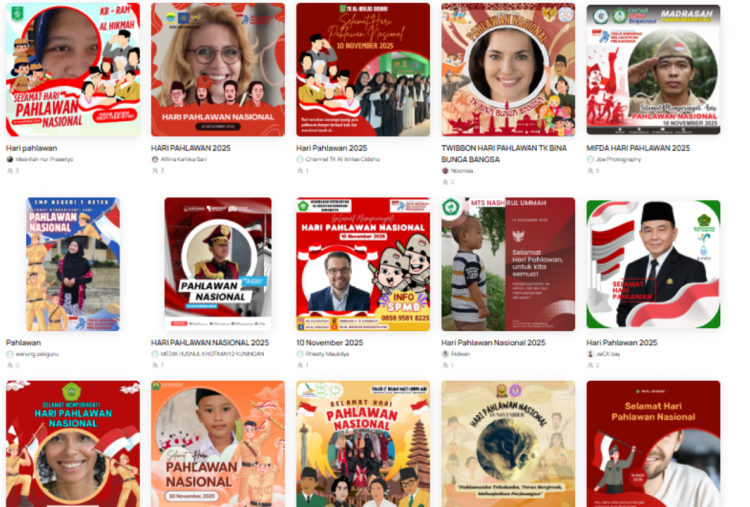 50 Link Twibbon Hari Pahlawan 2025 Gratis Terbaru Lengkap Ucapan, Yuk Pasang dan Bagikan di Medsos