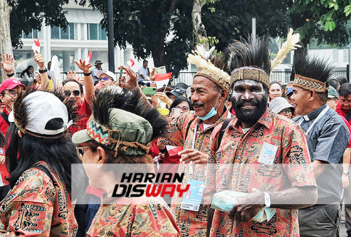 Paus Fransiskus Tiba, Indonesia Tampakkan Kebinekaan