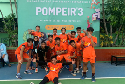 SMPN 2 Tambun Selatan Masuk Final Bola Voli POMPEIR 3 Piala Bergilir Kemenpora