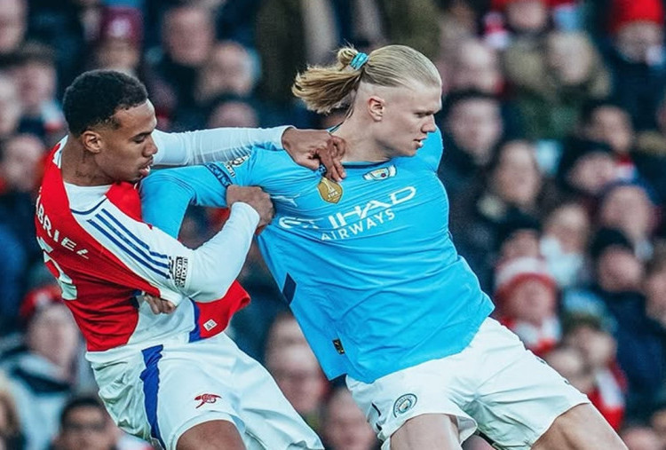 Erling Haaland Jadi 'Sasaran Amuk' Gabriel Magalhaes dan Myles Lewis-Skelly, Arsenal Gunduli Manchester City di Emirates