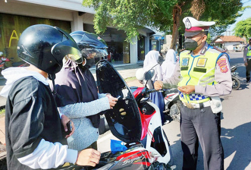 Ratusan Kendaraan Terjaring Razia Pajak di Kota Banjar
