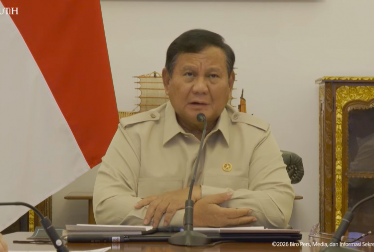 Berada di Ring of Fire, Prabowo Minta Anggaran Mitigasi Bencana Ditambah