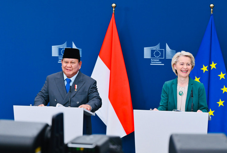 Prabowo Sebut Hampir Seluruhnya Tarif Indonesia-Uni Eropa 0 Persen 