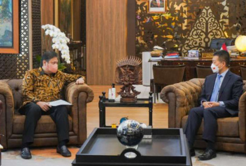 Bertemu Dubes RRT, Airlangga Bicara Presidensi G20 Hingga Perdagangan Indonesia-Tiongkok Capai 100 M Dolar AS