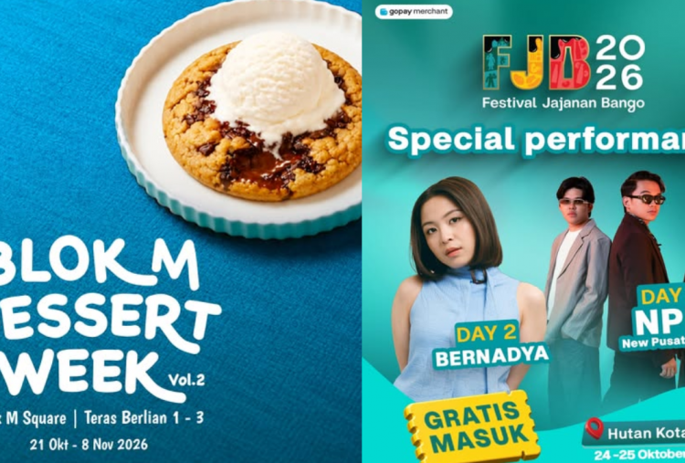 8 Daftar Event Jakarta Akhir Pekan 23-25 Oktober 2026, Konser Gratis hingga Festival Kuliner