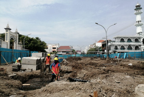 H-3 Haul KH Abdul Hamid, Proyek Alun-Alun Kota Pasuruan Harus Stop Dulu 