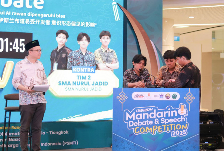 Jadi Juara 3, Tim SMA Nurul Jadid 2 Putra Sempat Pesimistis Hadapi Tim Satu Sekolah di Disway Mandarin Debate & Speech Competition 2025