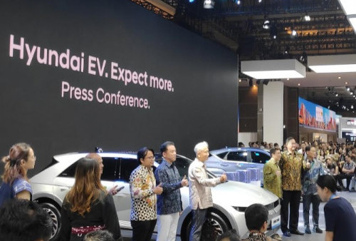 Hyundai Kona Electric dan Ioniq 5 Batik di IIMS 2024 Bikin Ngiler, Berapa Harganya?