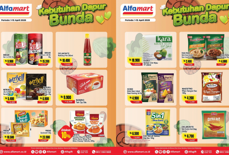 Promo Alfamart Terbaru Minggu ini 13-19 April 2026, Ada Diskon 10 Persen Fiesta Chicken Nugget!