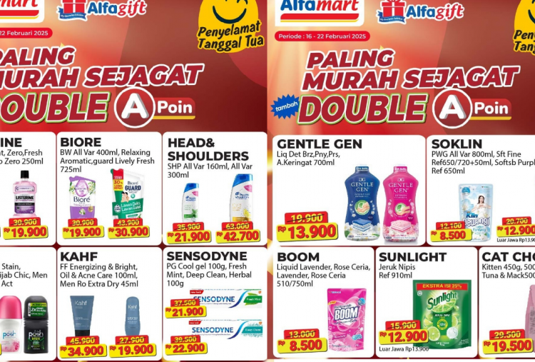 Promo Alfamart Terbaru Pekan Ini 17-22 Februari 2025, Serbu Sabun Soklin Cuma Rp8 Ribuan!