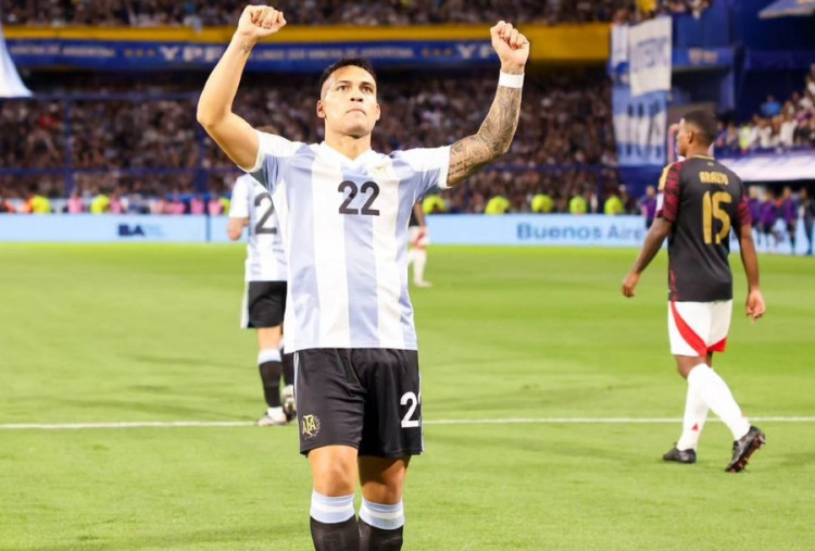 Argentina vs Peru 1-0: Lautaro Martinez Nyekor, Lionel Messi Cetak Rekor 