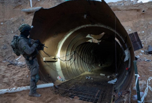 Israel Temukan Terowongan Hamas Terbesar, Warga Gaza Dipaksa Masuk ke Dalam Pakai Rompi Peledak 