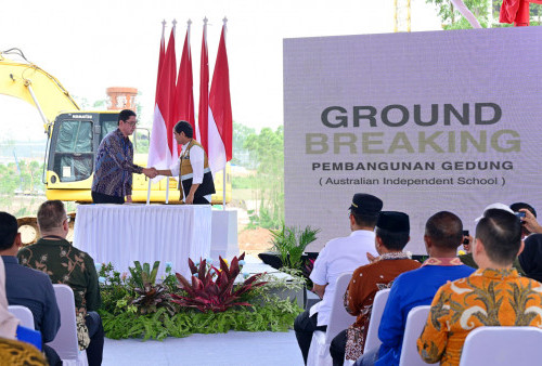 Jokowi Hadiri Groundbreaking Sekolah Internasional Australia di IKN