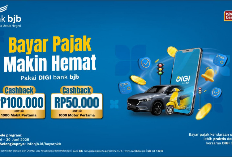 Bayar Pajak Kendaraan Makin Praktis dengan Promo Cashback DIGI bank bjb
