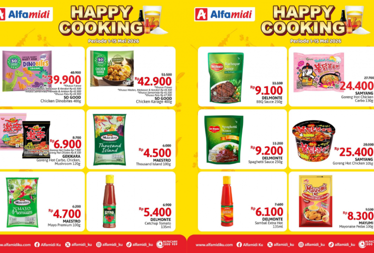 Katalog Promo Alfamart Terbaru Hari ini 2 Mei 2026, Ada Diskon So Good Chicken Dinobites Cuma Rp30 Ribuan