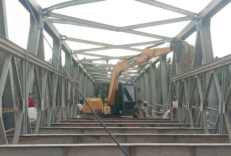 Percepat Mobilisasi Masyarakat, Kementerian PU Mulai Pasang Jembatan Bailey di Aceh