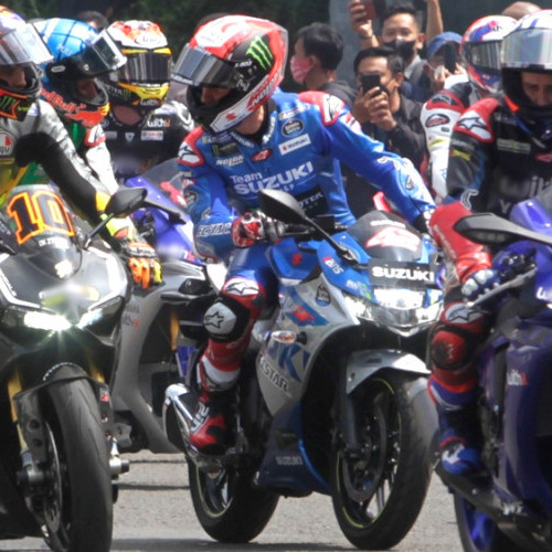 Parade MotoGP 2022 Jakarta, Joan Mir: Kesempatan Luar Biasa Dapat Bertemu Presiden Secara Langsung