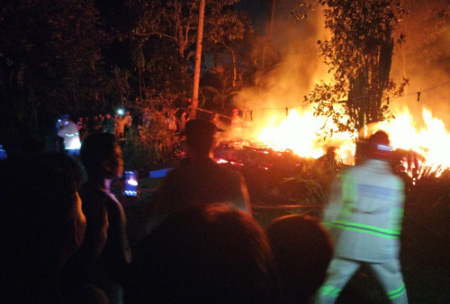Musibah sang Montir, Rumahnya di Manonjaya Habis Terbakar, Rugi Rp100 Juta 