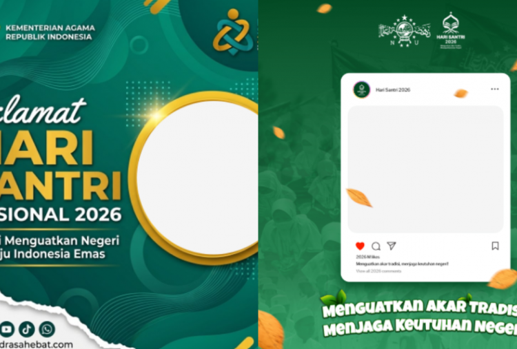 50 Link Twibbon Hari Santri 2026 Gratis dan Terbaru Lengkap Ucapan, Pasang Foto Profil di WhatsApp