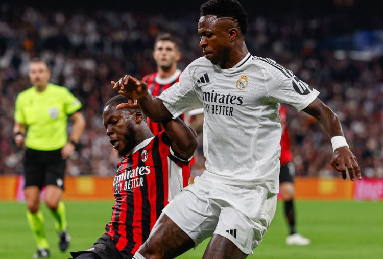 Liga Champions 2024-2025: Tijjani Reijnders Cetak Gol, AC Milan Bantai Real Madrid 3-1