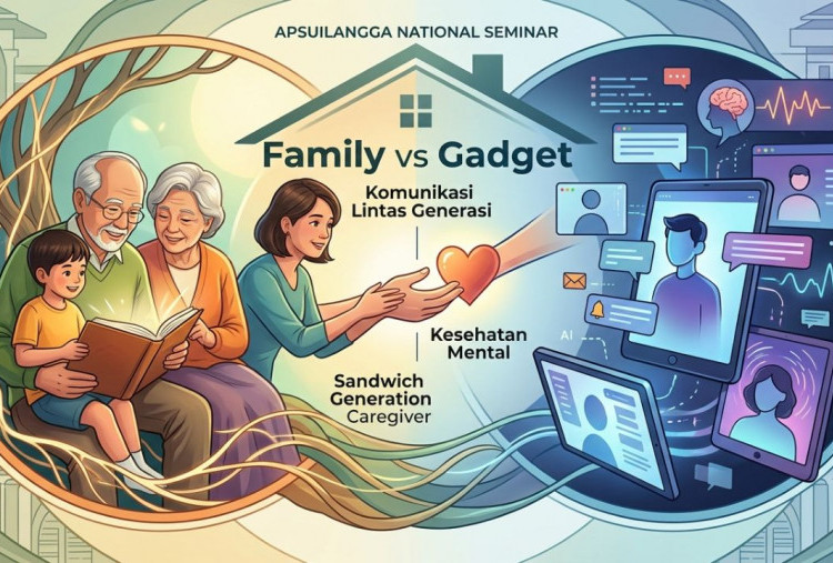 Apsilangga Unair Gelar Seminar 'Keluarga vs Gadget': Kupas Generasi Sandwich dan Beban Mental Lansia