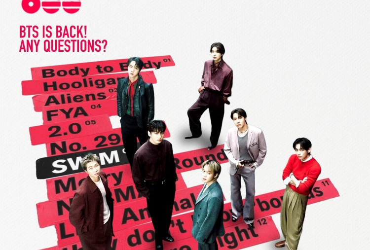 BTS Rilis Tracklist Album ARIRANG, SWIM Siap Jadi Anthem Era Baru