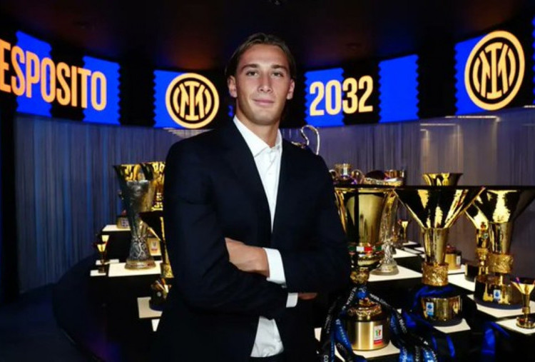 Resmi! Pio Esposito Perpanjang Kontrak di Inter Milan hingga 2032