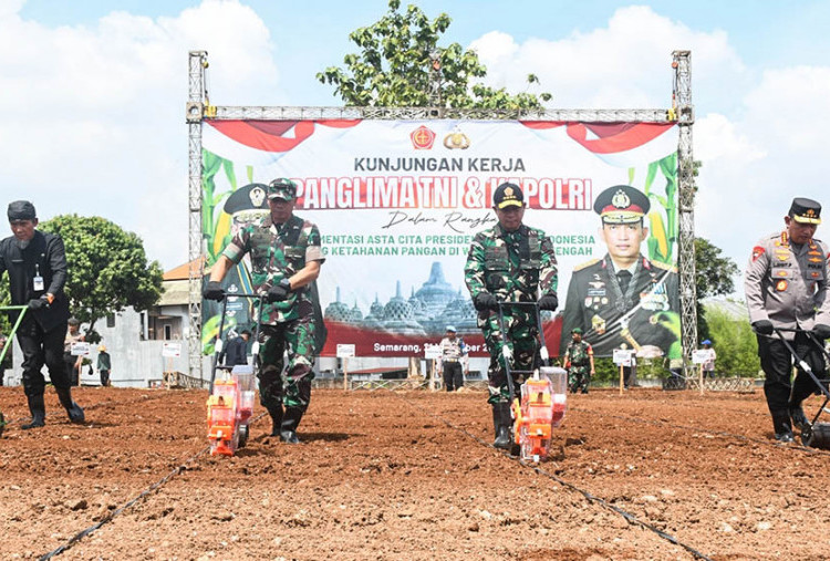 Program Ketahanan Pangan di Semarang Langsung Ditinjau Panglima TNI