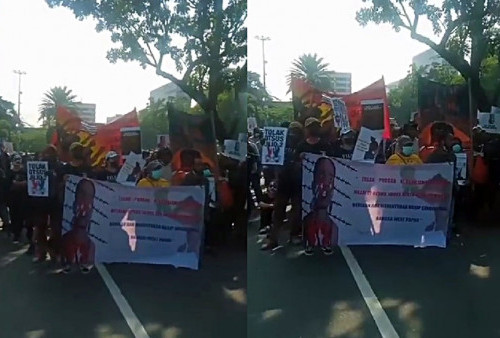 Demo Aliansi Mahasiswa Papua Ricuh, Kabag Ops Polres Jakpus Terluka