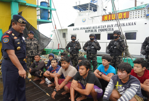 Illegal Fishing, 4 Kapal Ikan Asing Tertangkap di Selat Malaka dan Ternate